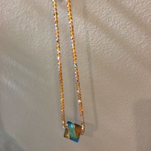 Glass bead necklace